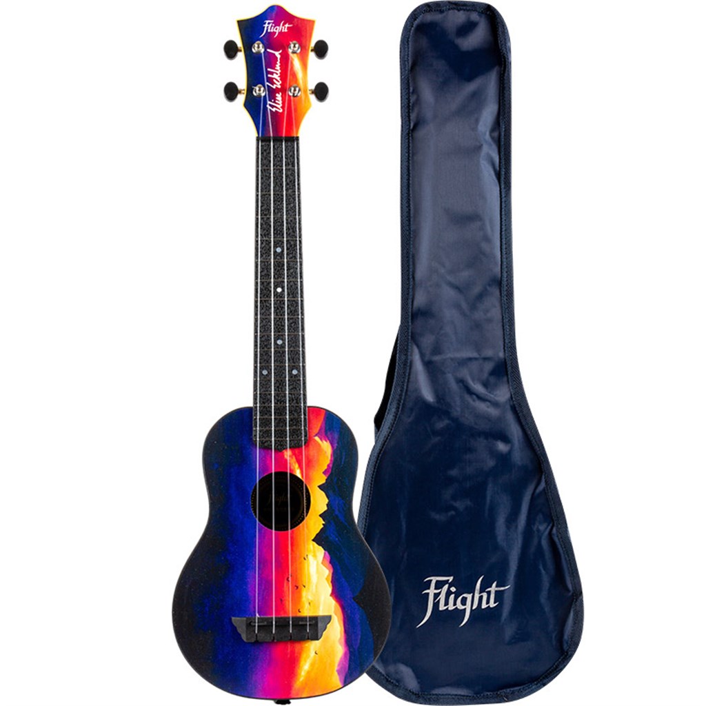 TUSLEE Elise Ecklund Long Neck Travel Ukulele